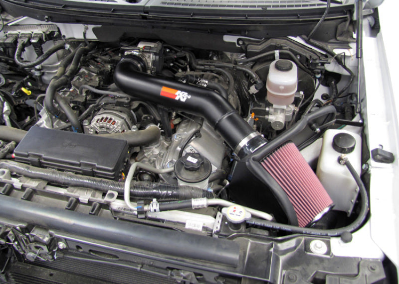 K&amp;N 10-12 Ford F150 SVT Raptor 6.2L V8 High Flow Performance Intake Kit