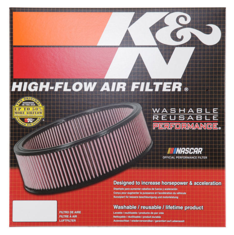 K&amp;N Custom Air Filter 14 inch OD 12 11/16 inch ID 2 1/2 inch Height