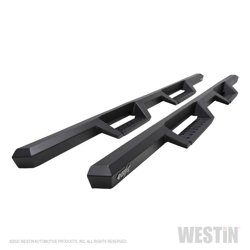 Westin 2020-2022 Jeep Gladiator HDX Drop Nerf Step Bars - Textured Black