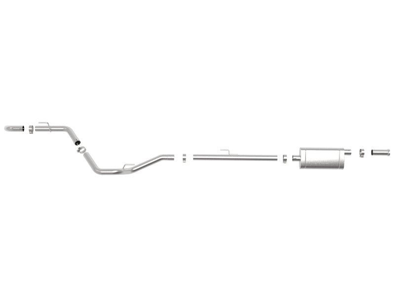 aFe Apollo GT Series 2-1/2in 409 SS Cat-Back Hi-Tuck Exhaust System 2020 Jeep Gladiator (JT) V6-3.6L