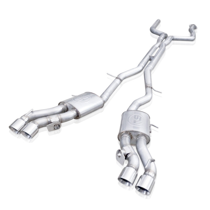 Stainless Works 2016-19 Cadillac CTS-V Sedan Catback System Resonated X-Pipe Dual-Mode Mufflers