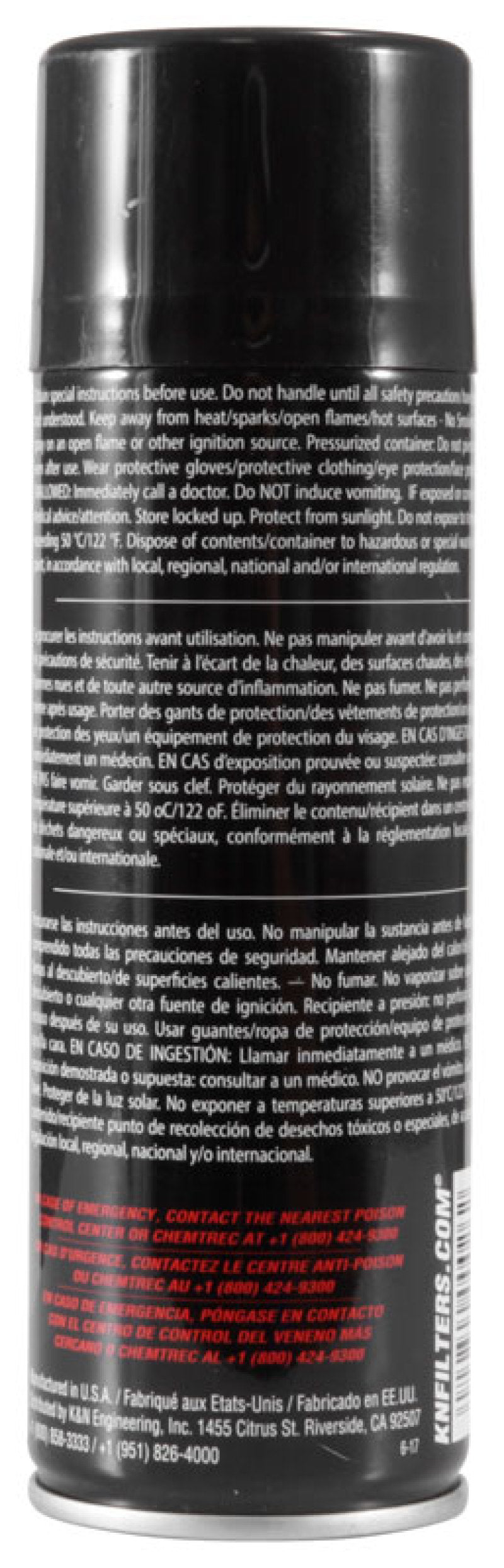 K&amp;N 6.5 OZ Aerosol Spray Air Filter Oil