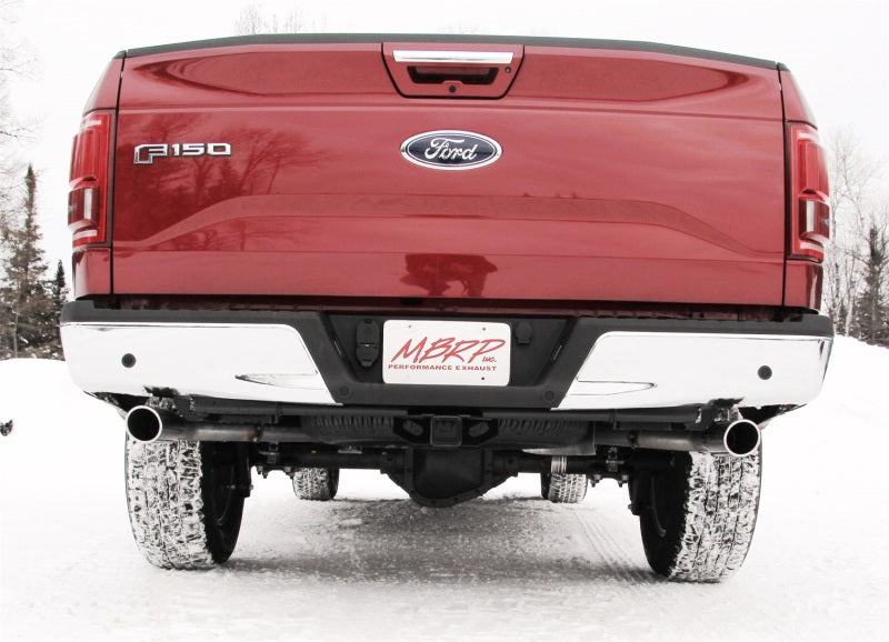 MBRP 2015-20 Ford F-150 5.0L 3in Cat Back Dual Split Rear Exit AL Exhaust System