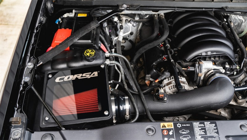 Corsa 14-19 Chevrolet Silverado/Sierra 6.2L V8 Closed Box Air Intake w/ DryTech Filter