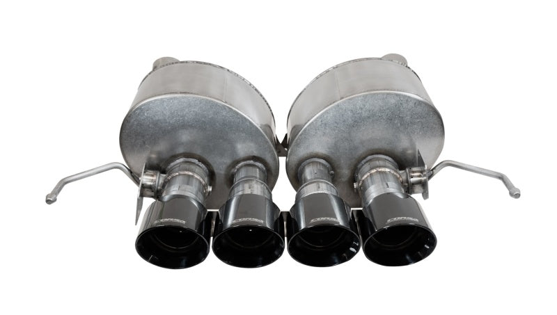 Corsa 2014-2019 Chevrolet Corvette C7 6.2L 2.75in Xtreme Valve-Back w/ Dual NPP &amp; Quad Black Tips