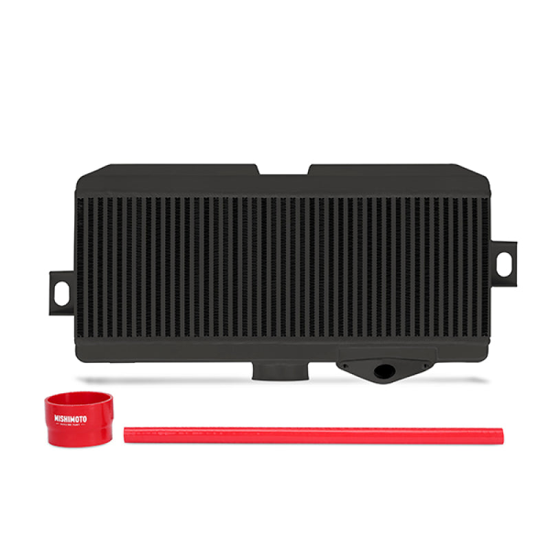 Mishimoto Subaru 08-21 WRX STi Top-Mount Intercooler Kit - Powder Coated Black &amp; Red Hoses