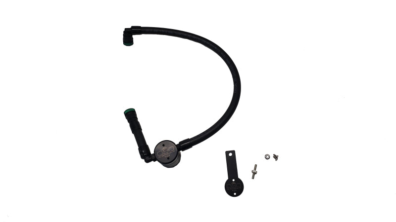 J&amp;amp;L 16-23 Dodge Durango / Jeep Grand Cherokee 3.6L Oil Separator 3.0 Passenger Side - Black Anod