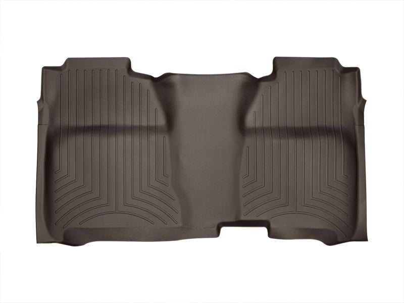 WeatherTech 2014+ Chevy Silverado Rear FloorLiner - Cocoa