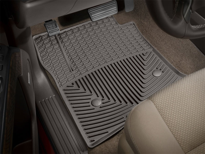 WeatherTech 2015+ Cadillac Escalade Front Rubber Mats - Cocoa