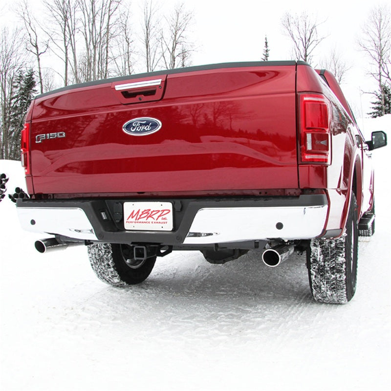 MBRP 2015-20 Ford F-150 5.0L 3in Cat Back Dual Split Rear Exit AL Exhaust System