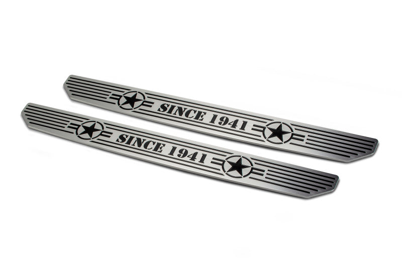 DV8 Offroad 2018-2023 Jeep JL 2020-23 JT Front Sill Plates
