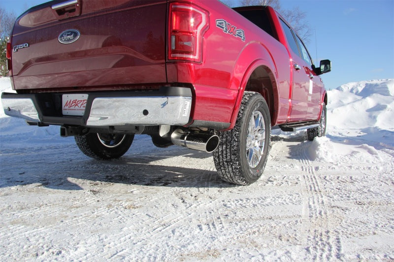 MBRP 2015 Ford F-150 2.7L / 3.5L EcoBoost 4in Cat Back Single Side Black Exhaust System