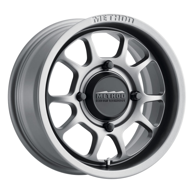 Method MR409 15x10 5+5/0mm Offset 4x136 106.25mm CB Steel Grey Wheel