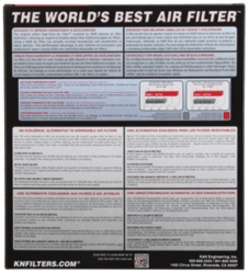 K&amp;N 04-08 Ford F150 / 05-06 Expedition / 05-07 F250 SD / 05-06 Lincoln Navigator Drop In Air Filter