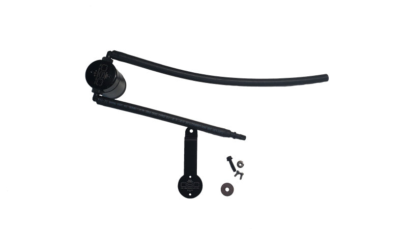 J&amp;amp;L 86-93 Ford Mustang 5.0 302 Passenger Side Oil Separator 3.0 - Black Anodized
