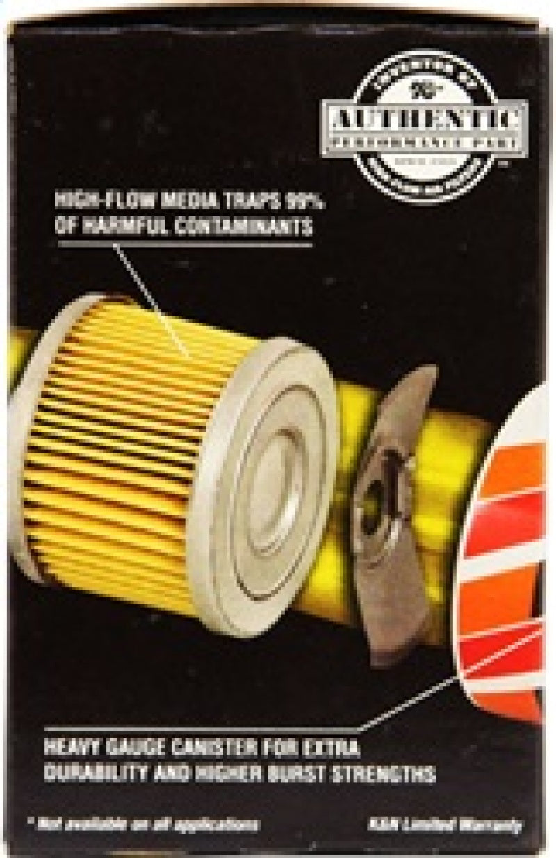 K&amp;N Universal Performance Gold Oil Filter