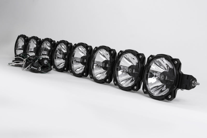 KC HiLiTES 07-18 Jeep JK 50in. Pro6 Gravity LED 8-Light 160w Combo Beam Overhead Light Bar System