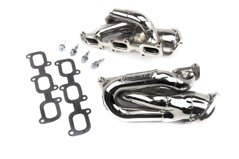 BBK 11-15 Mustang 3.7 V6 Shorty Tuned Length Exhaust Headers - 1-5/8 Silver Ceramic