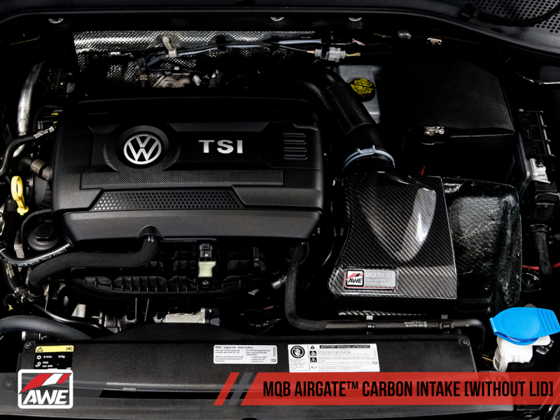AWE Tuning Audi/VW MQB (1.8T / 2.0T) Carbon Fiber AirGate Intake w/ Lid