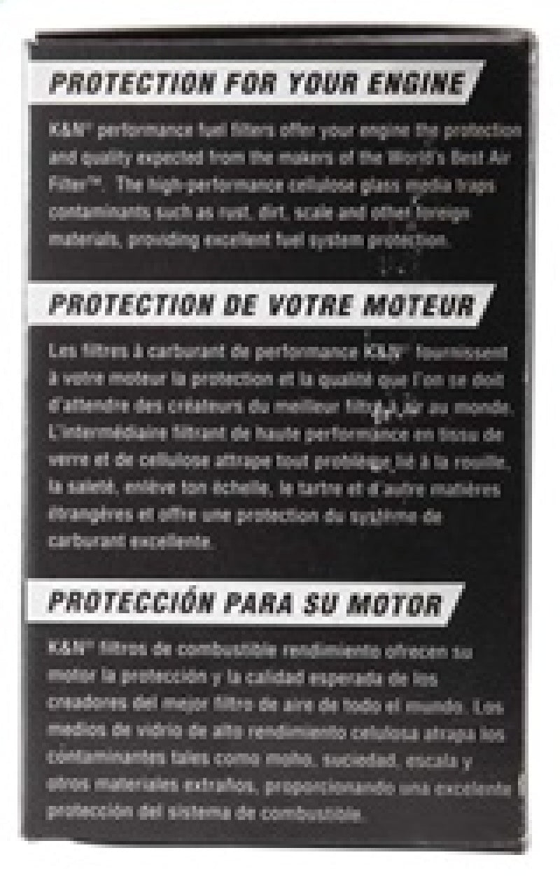 K&amp;N Fuel Filter 88-01 Acura Integra 1.8L, 94-98 Honda Accord 2.2L
