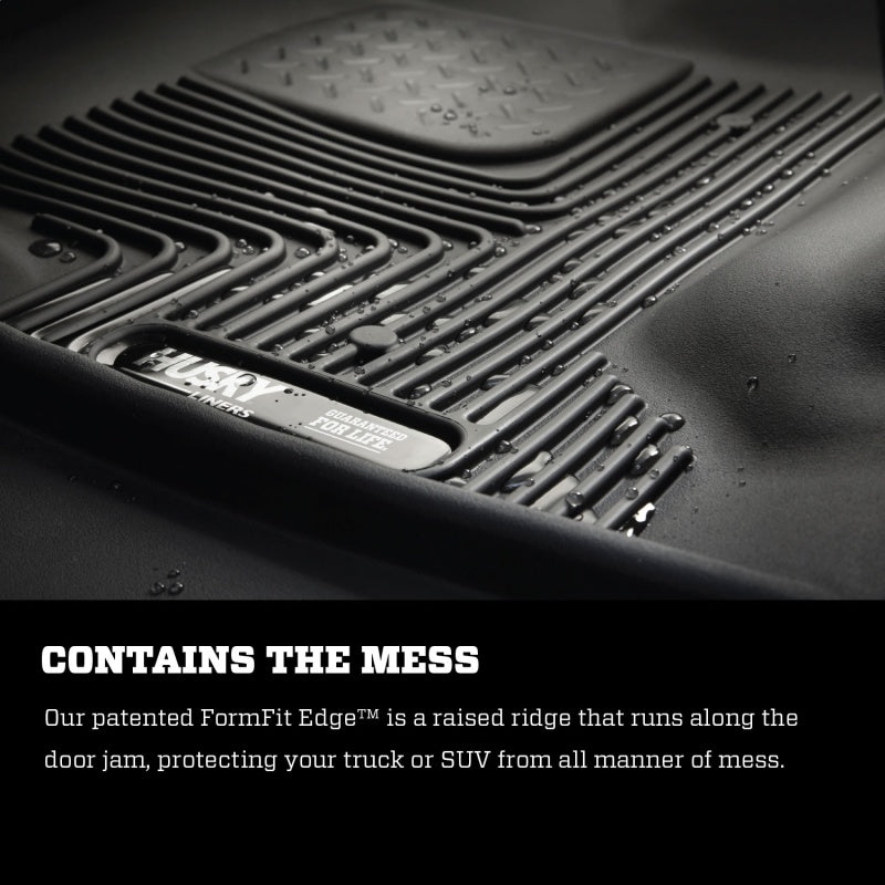 Husky Liners 14-18 Chevrolet Silverado Crew Cab X-Act Contour Front &amp; Second Seat Floor Liners