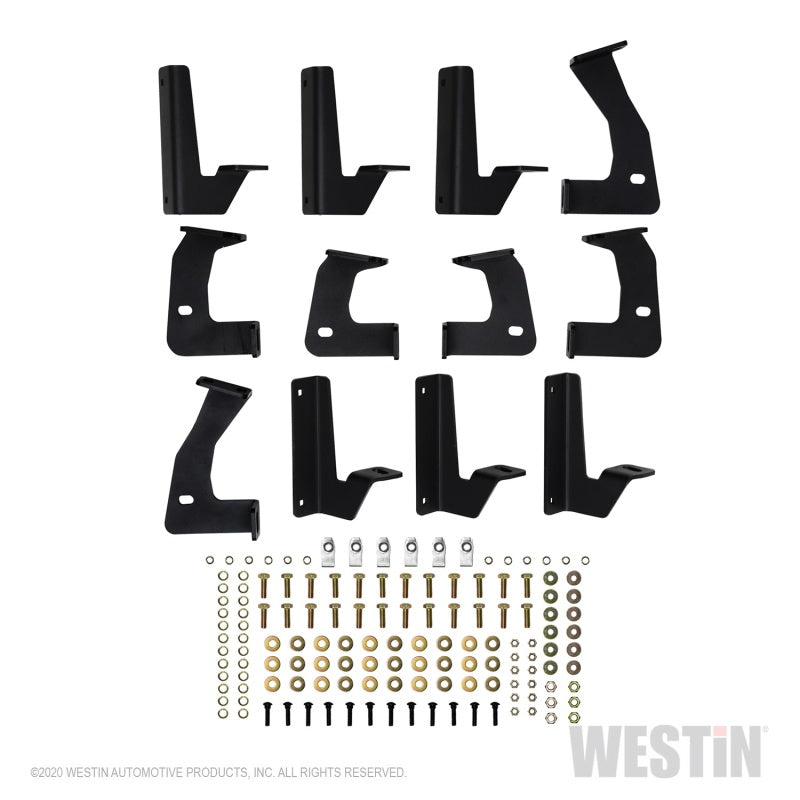 Westin 2020-2022 Jeep Gladiator HDX Drop Nerf Step Bars - Textured Black