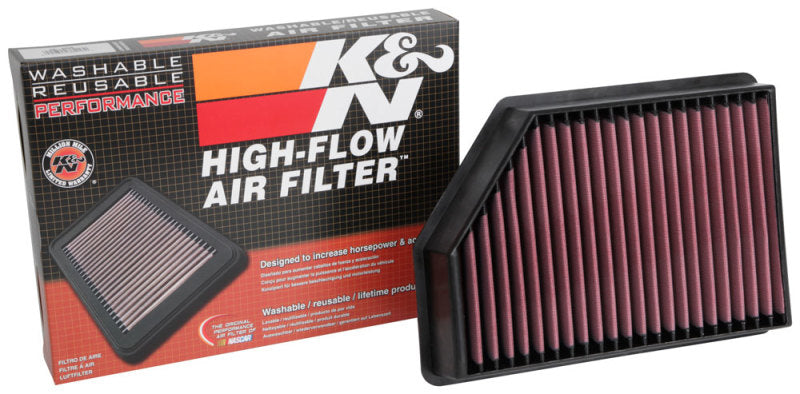 K&amp;N 2020 Chevrolet Silverado 2500/3500 6.6L Diesel Drop In Replacement Air Filter